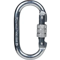 high quality 25kn o type master lock rock climbing rope for mountaineering threadedsafety carabiner alloy outdoors