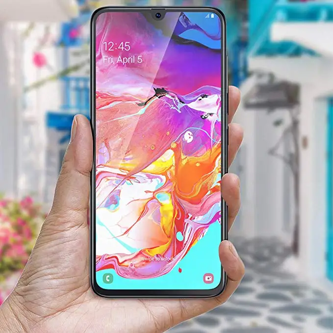 100 шт./лот для Samsung Galaxy A20 A40 A70 A 20 40 70 полное покрытие закаленное стекло 3D Защитная