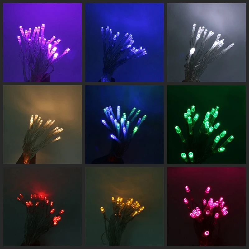 

SZYOUMY 4M 40 LED Battery Operated LED String Lights for Xmas Garland Party Wedding Decoration Christmas Flasher Fairy Lights