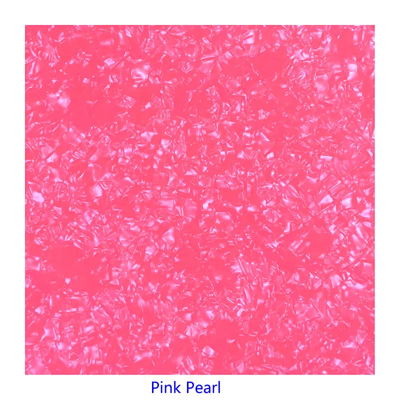 pink pearl Pleroo целлулоидный материал пустой лист для акустической гитары накладки самоклеющиеся 24 см x 22 см качество царапин пластины многоцветный - Цвет: pink pearl