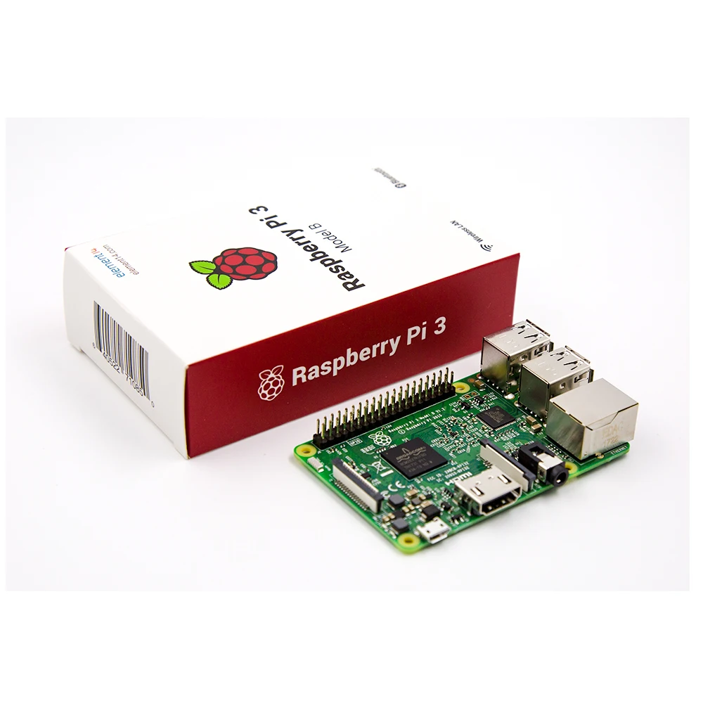 Raspberry Pi 3 Model B 1 Гб RAM Quad Core 2 ГГц 64 бит CPU WiFi и Bluetooth сделано в Великобритании|raspberry pi