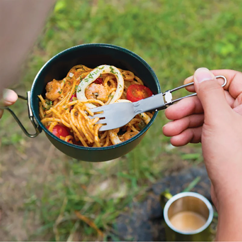 Портативная Складная посуда для кемпинга пикника кухонные принадлежности