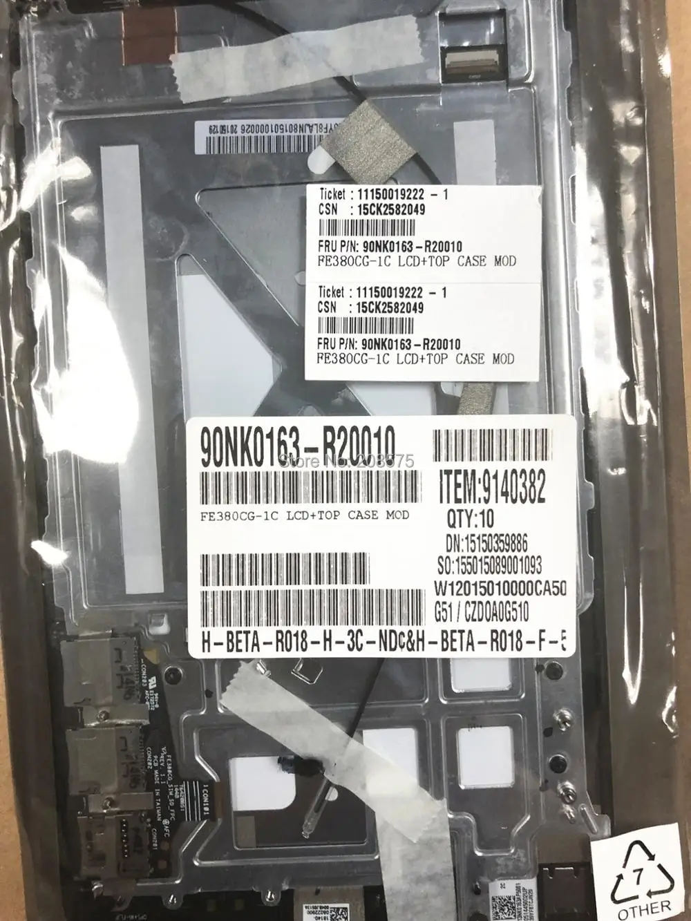 Сенсорный экран дигитайзер стекло в сборе с рамкой для ASUS Fonepad 8 FE380CG FE380CXG ME380 K016