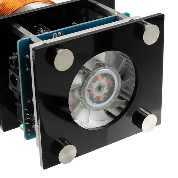 LEORY Mini AC 100-240V 50-60Hz Высокая мощность музыка для плазменный динамик с катушкой Тесла с адаптером