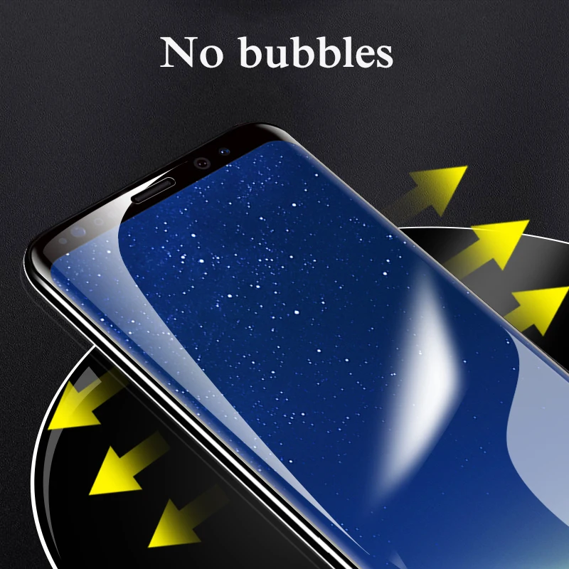 Полное покрытие для samsung Galaxy S8 S9 S6 S7 Edge Plus защитная пленка из мягкого ТПУ s 8 9 6 7 Защита glas 8s 9s 6s 7s s9plus