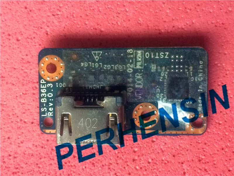 

GENUINE FOR HP FOR PAVILION 13-R 13-R010DX SERIES HDMI PORT BOARD 765929-001 LS-B36EP 100% TESED OK