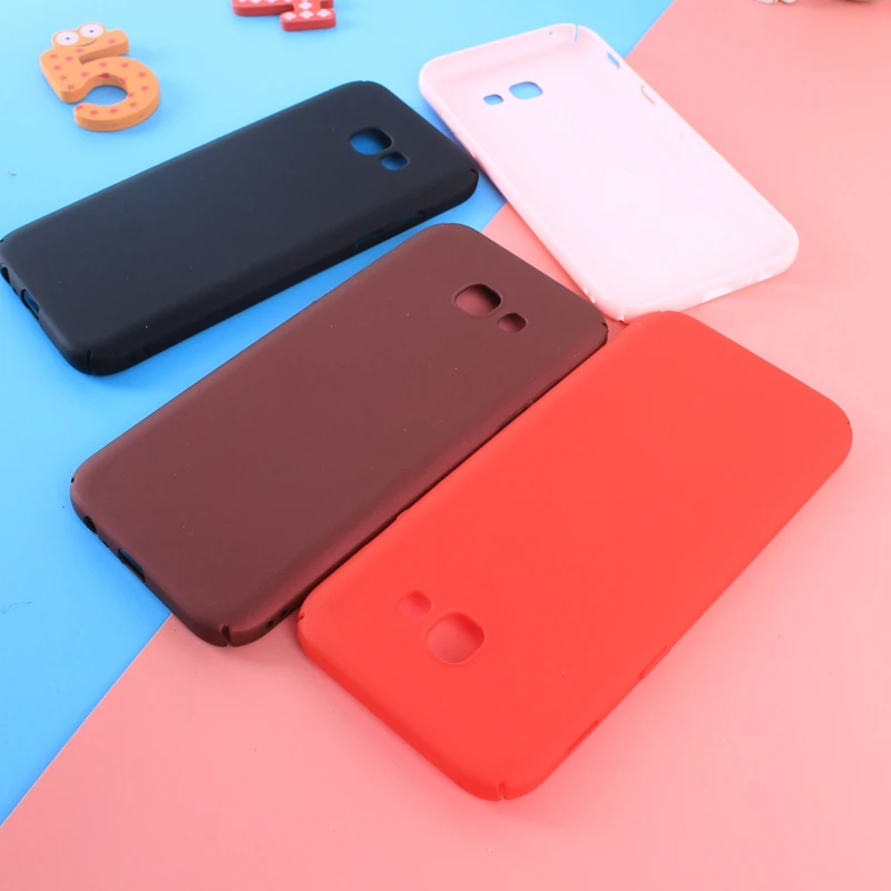 Ультратонкий чехол ярких цветов для funda samsung A5 2017 A7 cubierta transparente carcasa con tapa a5 силикон