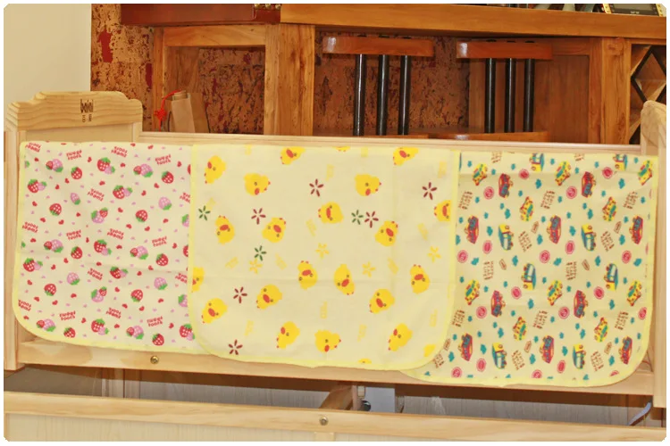 Pink 40-50cm Водонепроницаемый защитный чехол для матраса детская Узорчатая пеленка для новорожденных Пеленальный Коврик Водонепроницаемый лист пеленки водонепроницаемый подгузник - Цвет: Pink 40-50cm
