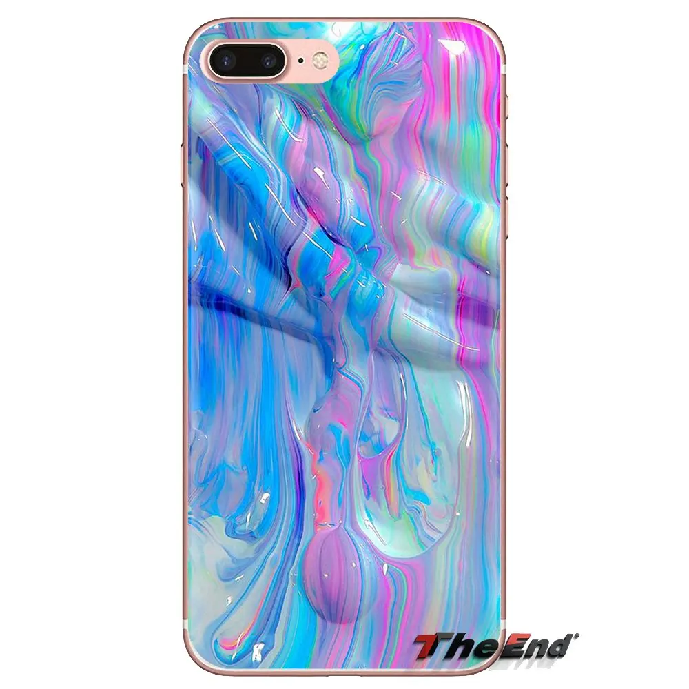 For iPod Touch Apple iPhone 4 4S 5 5S SE 5C 6 6S 7 8 X XR XS Plus MAX Crack White Black Marble Art Pattern Transparent TPU Cover |