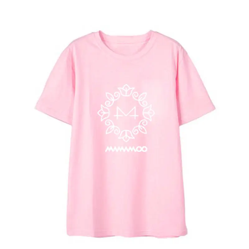 Mainlead KPOP MAMAMOO футболка с желтым цветком Ablum Whee In Letter Tee повседневные топы|Футболки| |