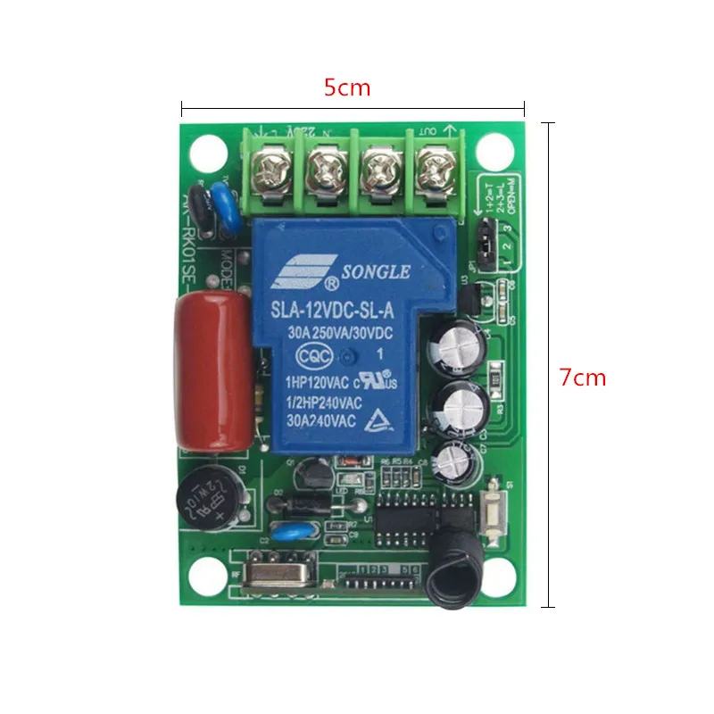 Универсальный 433 МГц Беспроводной RF релейный AC85 220V 30A выключатель света для