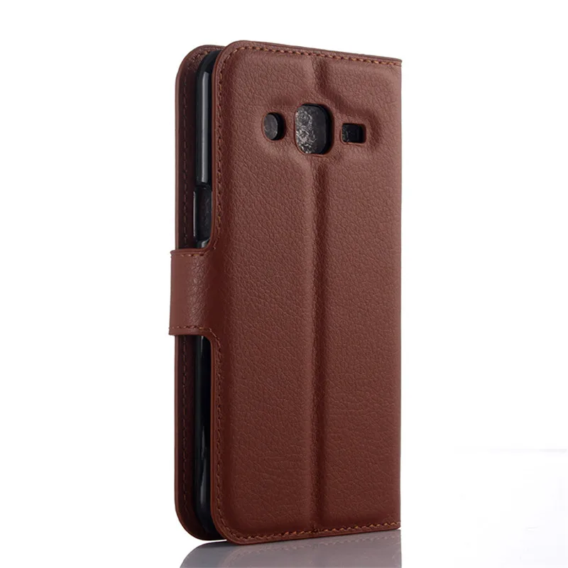 Роскошный кожаный чехол книжка для Samsung GALAXY J2 Duos J200 J200F J200Y 4 7 дюйма задняя крышка