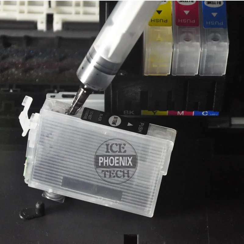Для печатающей головки Epson TX219 TX300F TX409 TX410 TX600FW T30 стилус перезаправляемый картридж