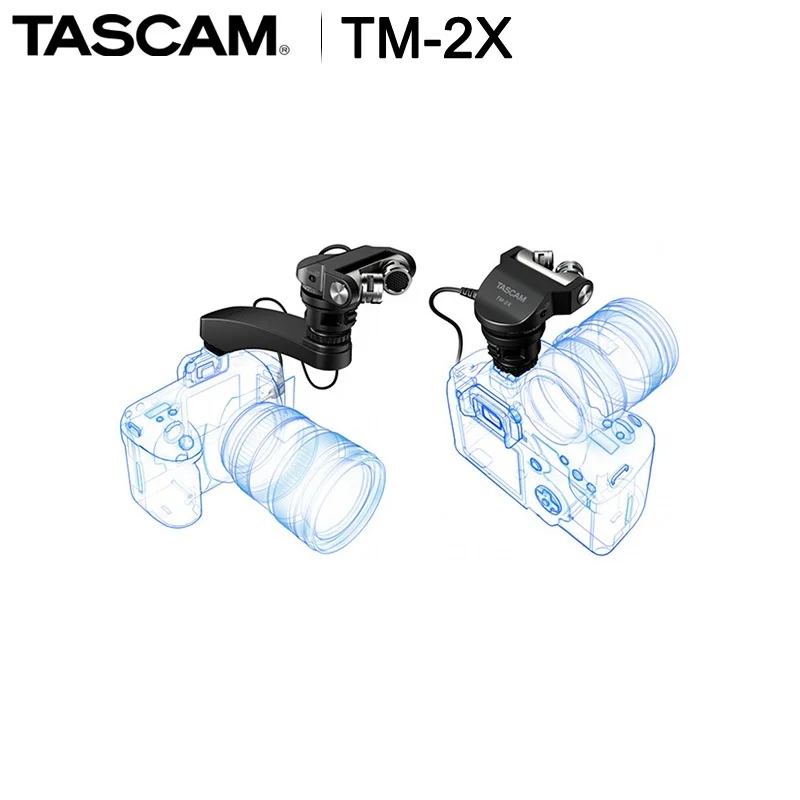 Микрофон TASCAM для камеры Высокочувствительный со стерео записью зеркальная