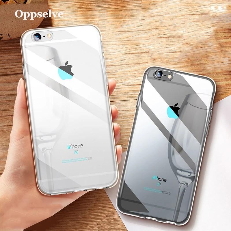 Силиконовый чехол для телефона iPhone X 11 8 7 6 6S 5S SE 12 прозрачный из ТПУ XS Max XR |