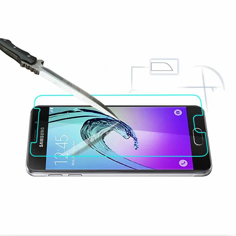 Закаленное стекло для Samsung Galaxy A3 A5 A7 2017 2016 2015 A320 A520 A720 A3100 A5100 A7100 Защитная пленка
