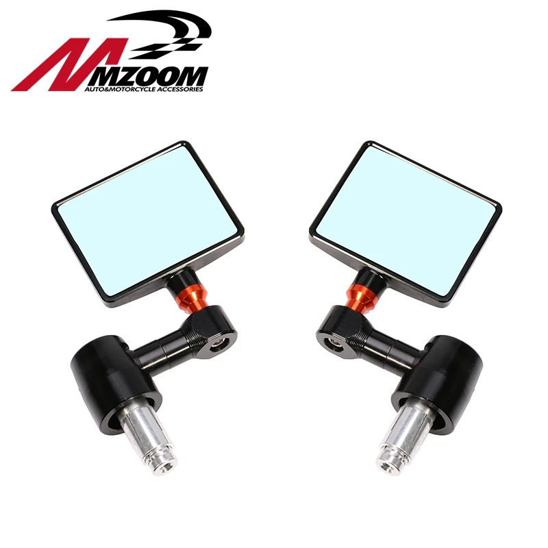 Бесплатная доставка Mzoom мотоцикл черное зеркало Бар Конец ЧПУ алюминий для Aprilia