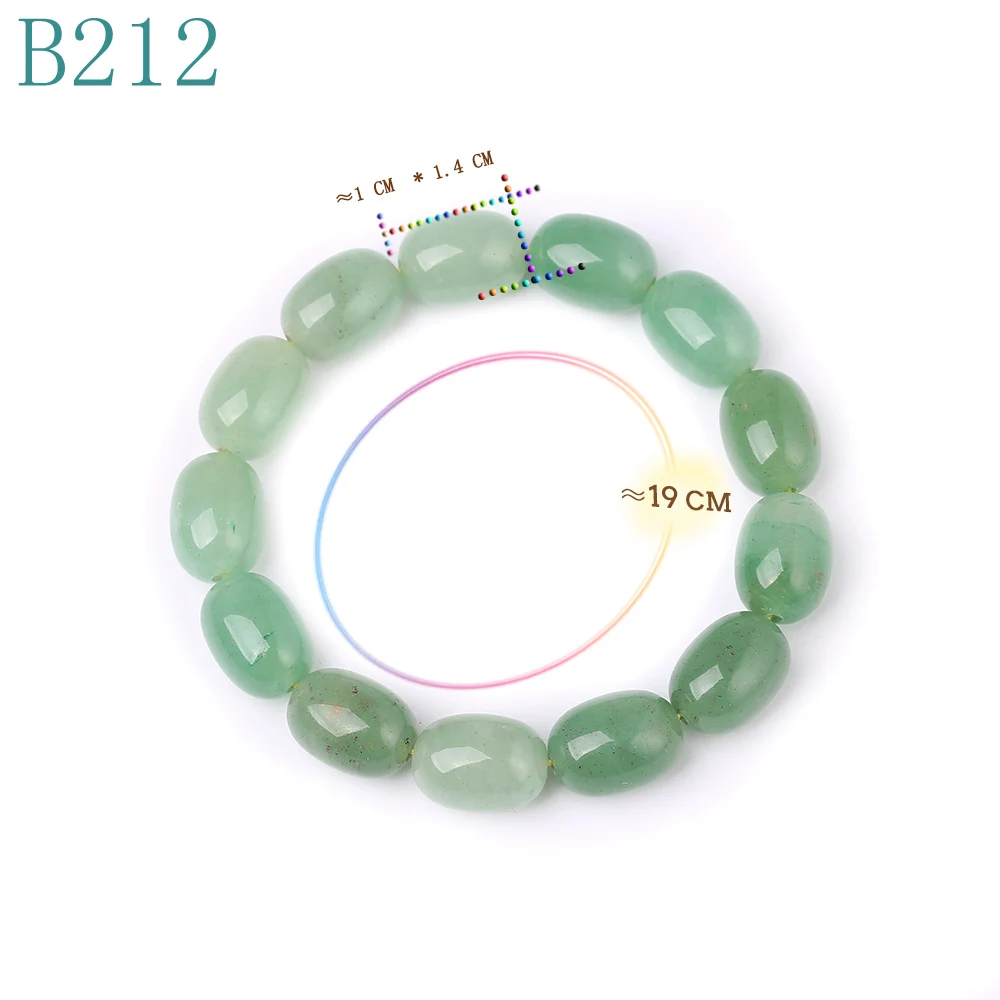 Aventurine Jade Yumten бисерные браслеты удача драгоценные камни бисер натуральный камень модные аксессуары мощный Кристалл женские массивные ювелирные изделия чакра рейки - Окраска металла: Aventurine Jade