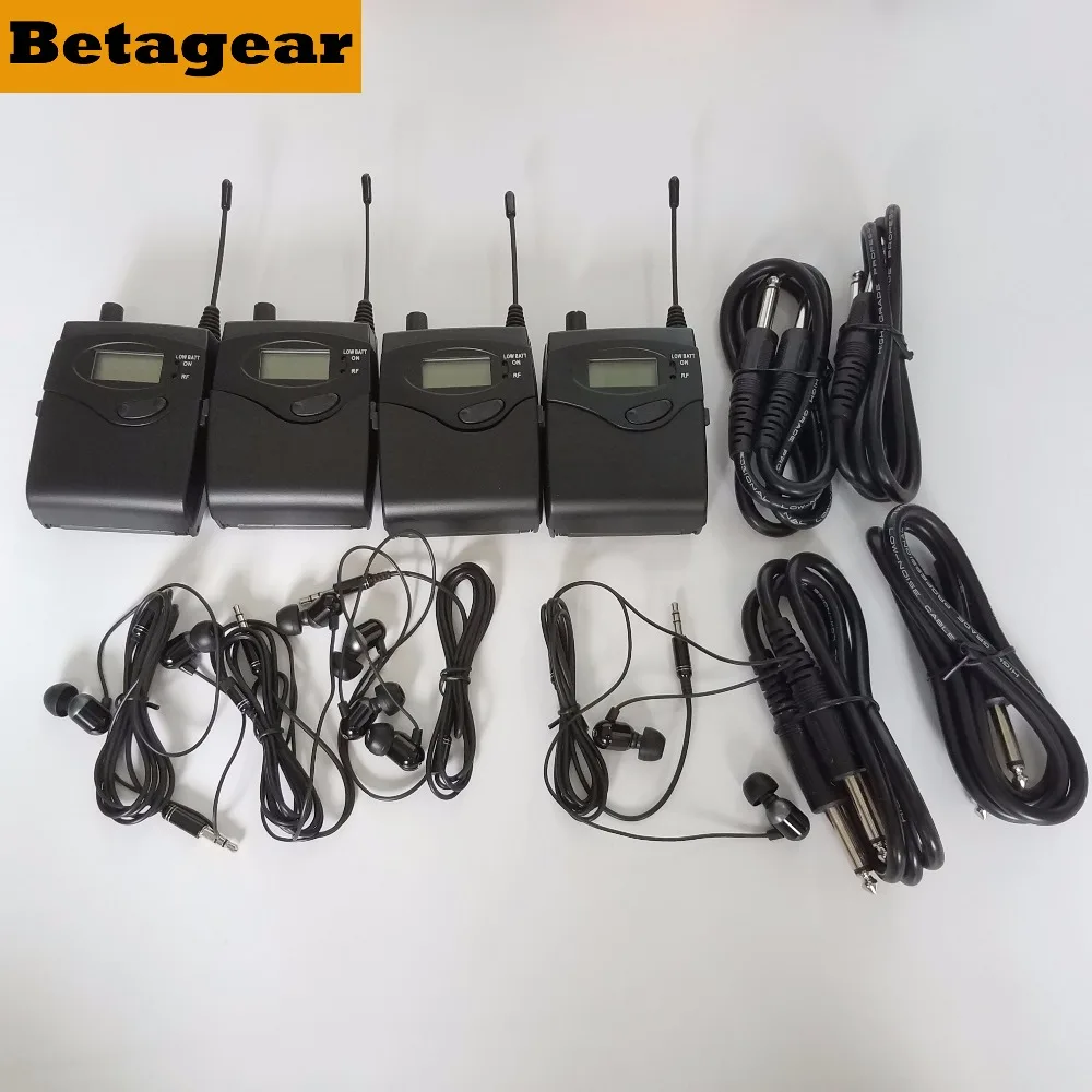 Система мониторинга для наушников Betagear SR2050 IEM 4 ресивера | Электроника