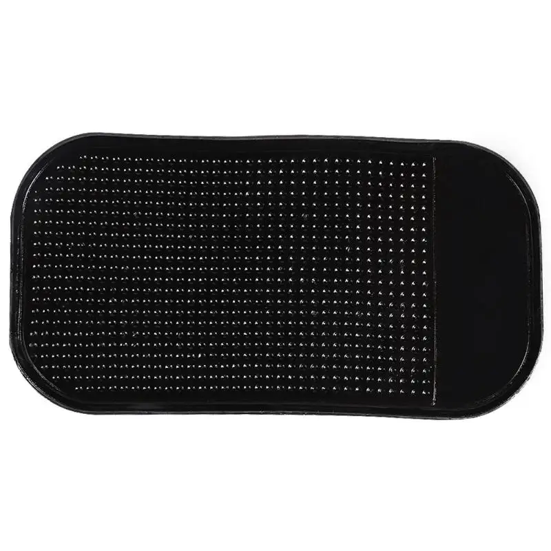Large Black VODOOL автомобильный волшебный Противоскользящий коврик для приборной панели нескользящий липкий коврик gps держатель для мобильного телефона авто Интерьер Противоскользящие коврики - Название цвета: Large Black