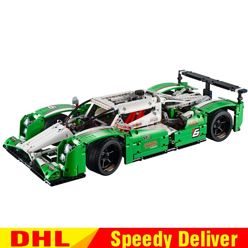 LP 20003 Technic серии 24 часа гонки автомобиль строительные блоки набор блоков игрушки
