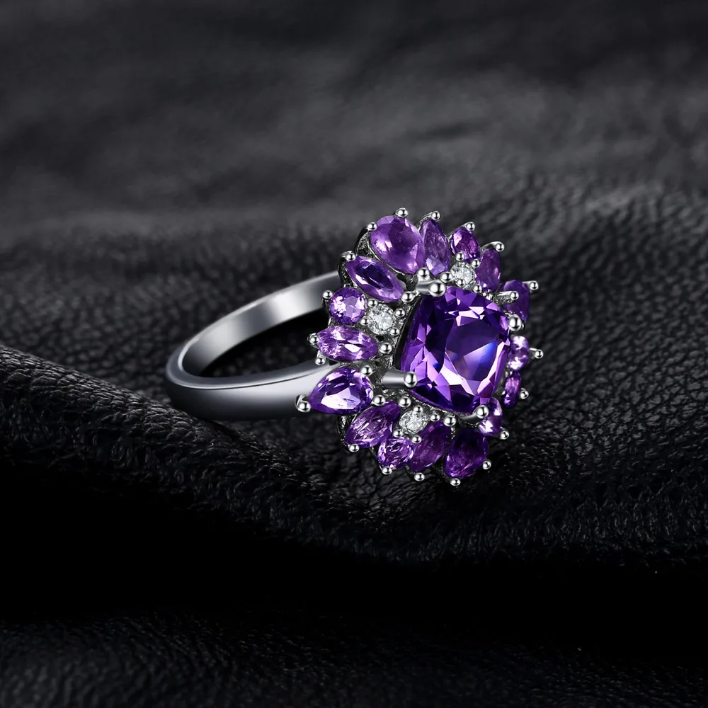 Женское Обручальное Кольцо JewelryPalace фиолетовое обручальное кольцо из серебра 925