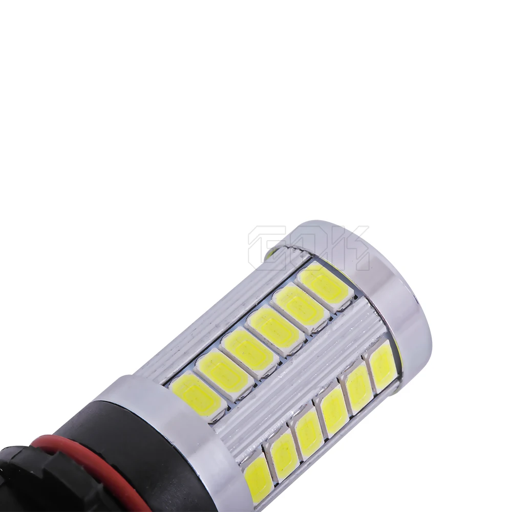 1 шт. авто светодиодный H16 P13W светодиодный 33SMD 5730 СВЕТОДИОДНЫЙ Автомобильный Поворотная сигнальная лампа индикатора противотуманная фара Габаритные огни 6000 K
