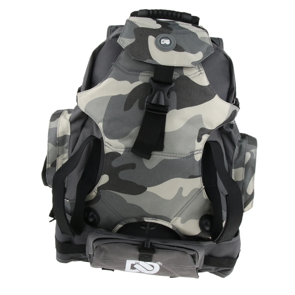 Camo Двойной наплечный рюкзак Skatepack Quad, сумка для роликовых коньков, рюкзак на плечо с портативным ремнем с ручкой для мужчин и женщин, сумка для катания на коньках - Цвет: Camo