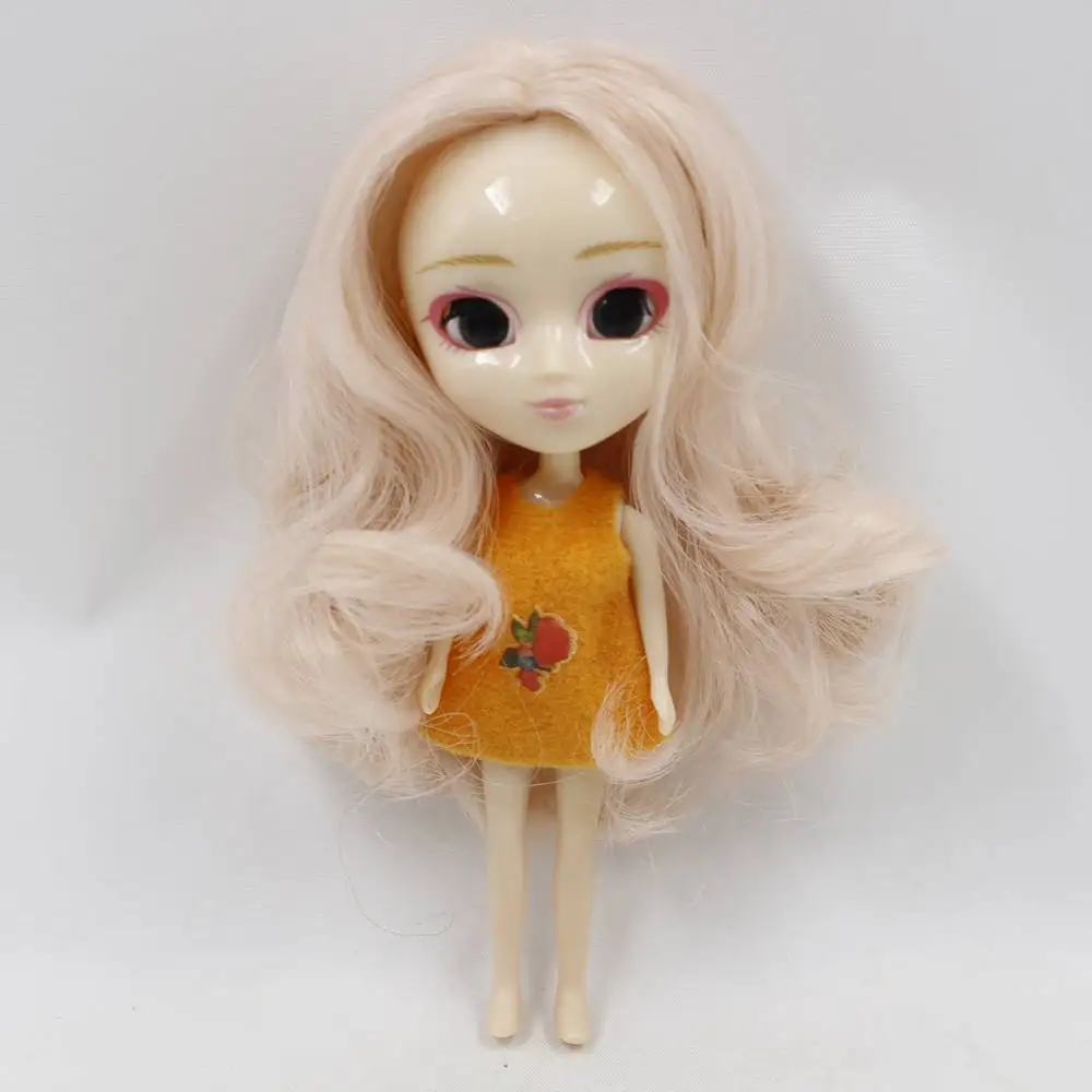 Мини кукла Pullip 11 см, как BJD кукла различные цвета волос прическа одежда случайный