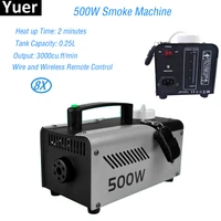 hot sale remote control mini 500w small smoke machine dj disco equipment stage fog machine for party christmas smoke machine