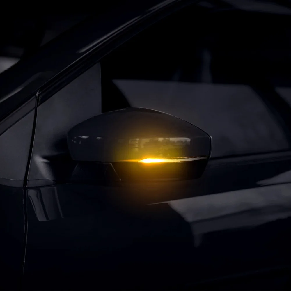 2 шт. динамический мигалка для VW Polo 6R 6C MK5 подходит Volkswagen СВЕТОДИОДНЫЙ указатели поворота мигалка 2010 2011 2012 2013