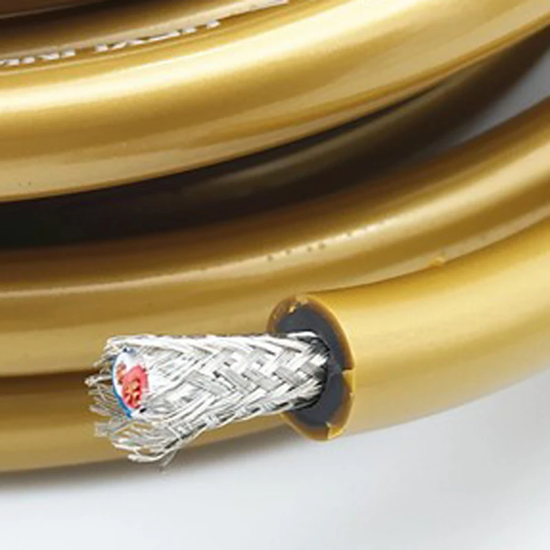 Hi Fi HEXLINK GOLDEN 5C сорт fever HIFI аудио кабель Rca соединительный кабель|Кабели VGA| |