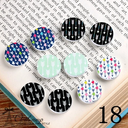 MIXSS-18-10PCS 16 мм смешанные различные модели коллекции круглого дерева лазерная резка кабошон сделать ожерелья, браслеты(WEH-MIXSS-1 - Цвет: MIXSS-18-10PCS