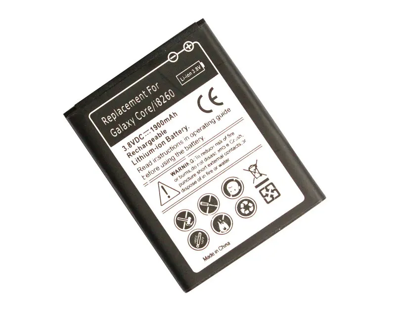 Ciszean 2 шт./лот 1900 мАч B150AE / B150AC Сменный аккумулятор для Samsung Galaxy Core i8260 G3508 G3509 G3502/U i8268