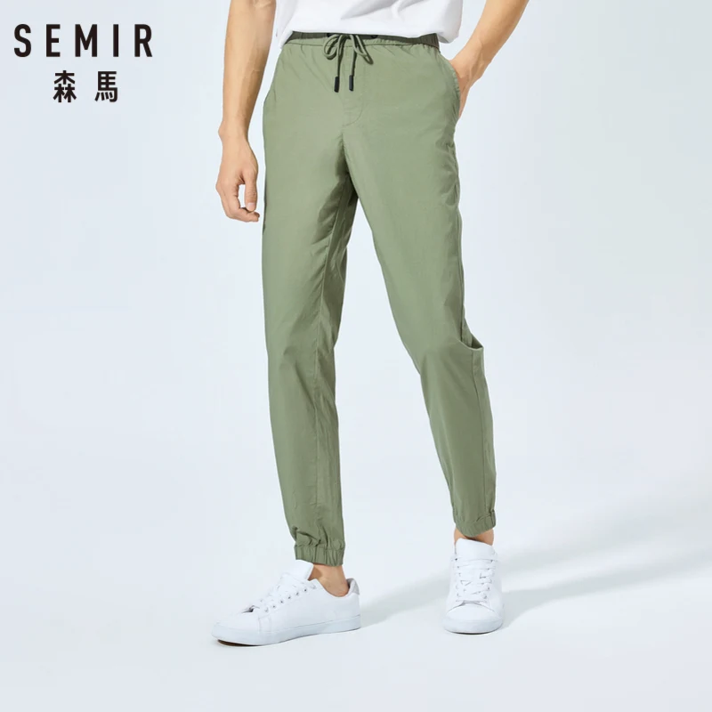 SEMIR Летние повседневные брюки мужские 2019 Новые спортивные тренд оснастки ноги