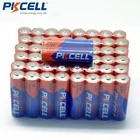 50 шт. PKCELL LR6 батарея AA 1,5 V E91 AM3 MN1500 щелочные батареи для электрическая игрушечная камера вспышка бритв