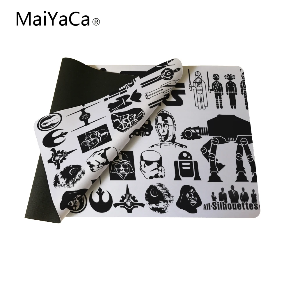 MaiYaCa новейший коврик для мыши Звездные войны Notbook компьютерный коврик 40x90 см фиксирующий край игровой коврик для мыши s 30x90 см 30x80 см