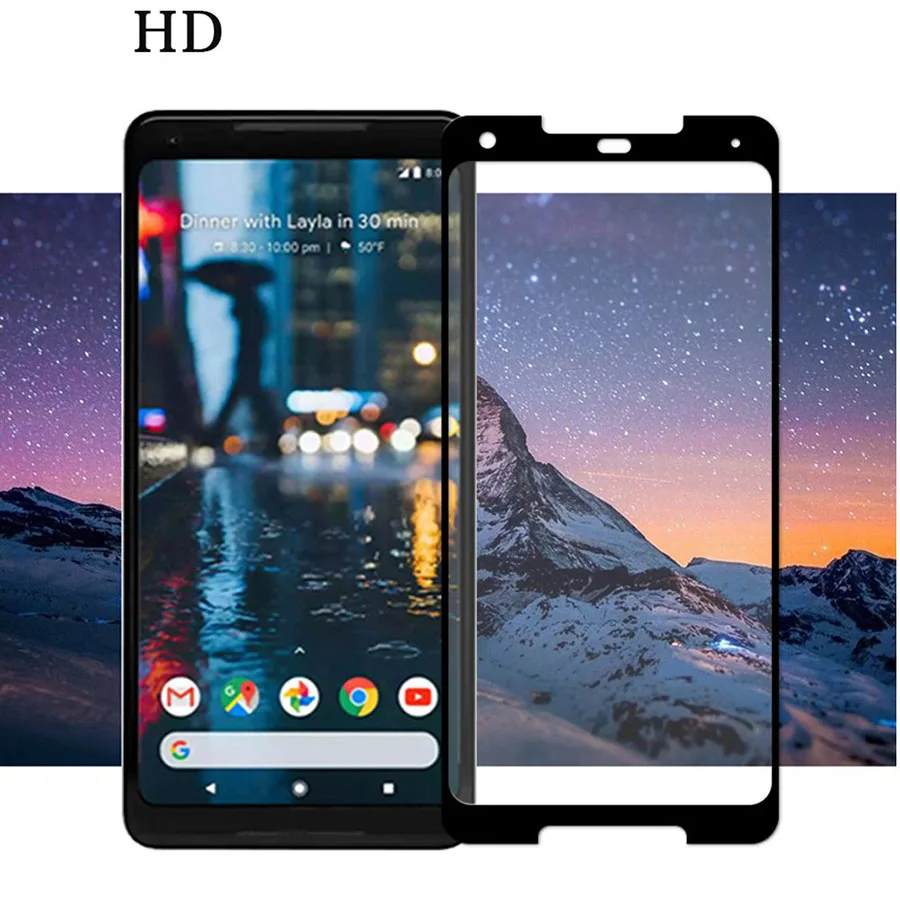 3D изогнутое закаленное Высокопрочное Стекло для Google Pixel 3 Защита экрана размера XL