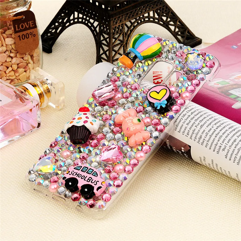 DIY 3D Bling Стразы чехол для samsung Galaxy S9/S9 Plus Кристалл Алмаз Защитный оболочка Капа +|case