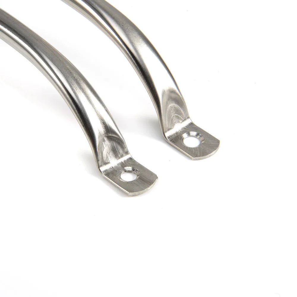 Дверные ручки из нержавеющей стали 2 шт. серебристые для ящиков шкафов кухонных и