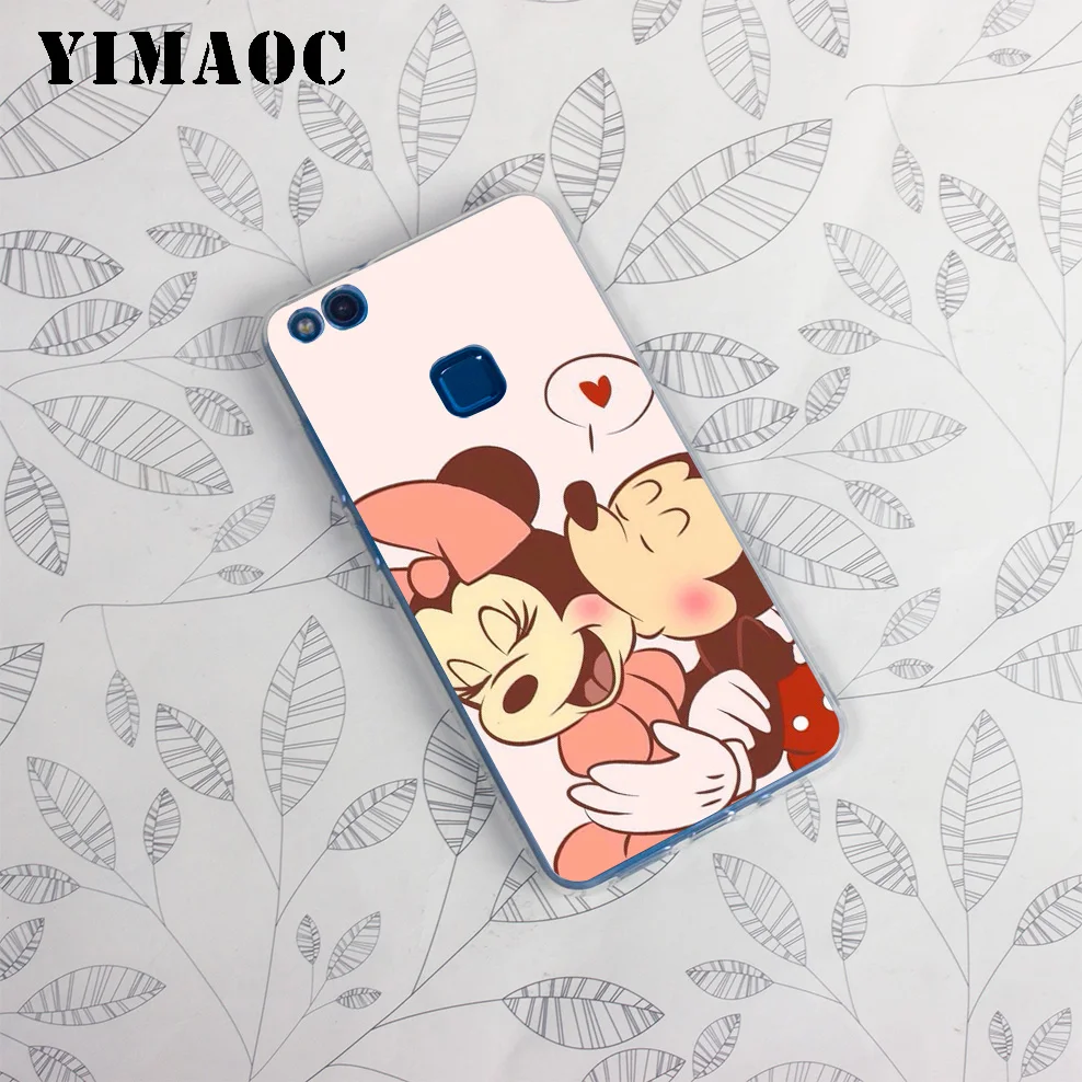 Yimaoc Микки и Минни Маус Мышь мягкий чехол для huawei Honor 10 9 8X 8C 8 7C 7X 7A Pro 6A Note Nova 3i 3 2i Y6 Y7 Y9