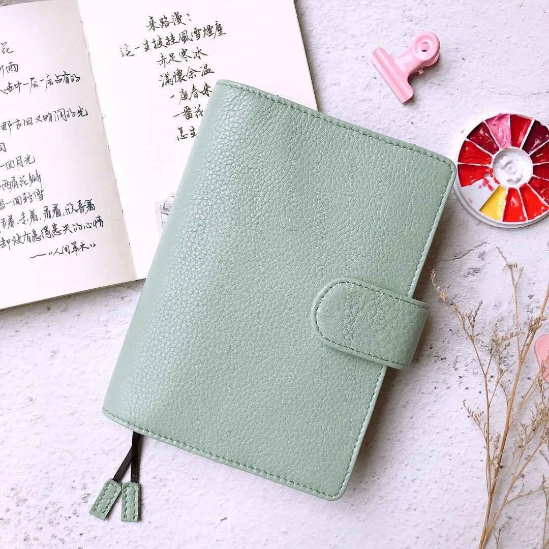Classic Genuine Leather Softcover Journal Cover For Hobonichi Paper Book A6 Free Shipping
