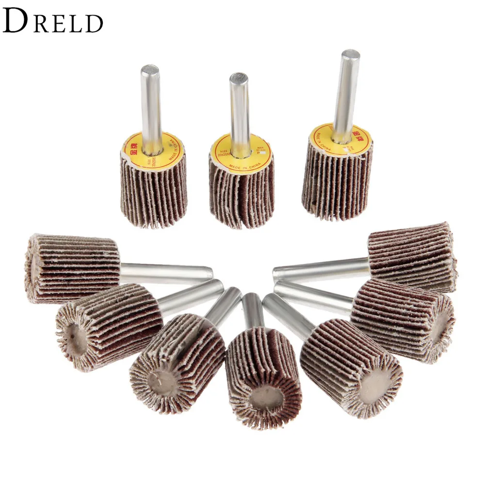 10 шт. Dremel аксессуары шлифовальный полировка шлифование наждачной бумагой