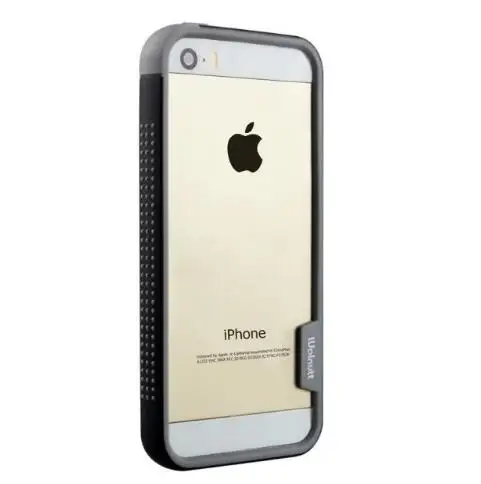 Черный Для iPhone 6 6S Plus бампер Zenus walnutt волна Цвет шок TPU+ PC противоскольжения рамка Бампер для Apple iPhone 6 6S плюс мягкий край - Цвет: Черный