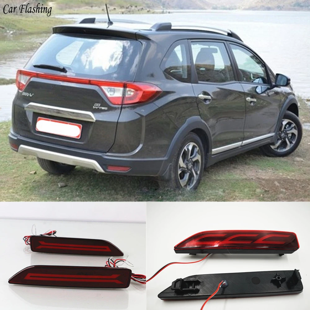 Автомобильная проблесковая Многофункциональный Светодиодный отражатель задний