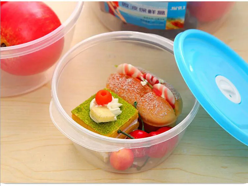 5 шт./компл. Еда контейнер Пластик Bento коробки сохраняющий свежесть холодильник мульти Ёмкость контейнер микроволновая печь Кухня ящик для хранения TDJ