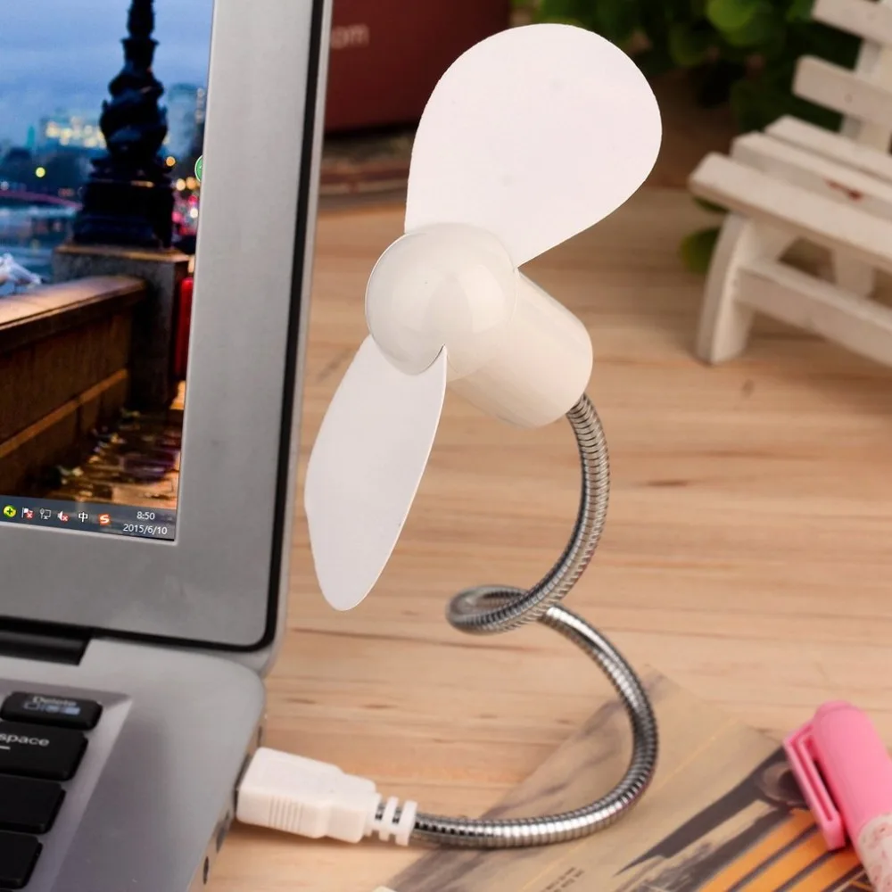 1 шт. гибкий мини-вентилятор охлаждения USB для ноутбука настольного ПК - Фото №1