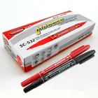 10 шт.лот двойной 1 мм маркер 0,5 мм гелевые чернила ручки масляная основа оптовая продажа CD металлические маркеры Канцтовары офисные школьные принадлежности F875