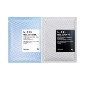 MIZON Enjoy Vital-Up Time маска для лица 6 шт увлажняющая маска для лица Уход за кожей против морщин отбеливающий уход за кожей лица маска лучшая корейская косметика