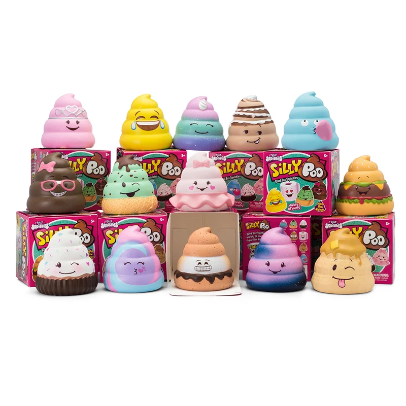 1 шт. оригинальная тупой поо медленно поднимающийся Сжимаемый Kawaii Слепой Мешок
